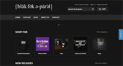 Desktop Screenshot of blackfokapparel.com